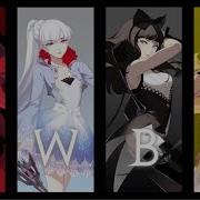 Amv Красный Белый Чёрный Жёлтый Rwby