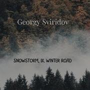 G Sviridov Winter Road Snow Storm