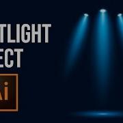 How To Make Vector Spotlight Effects Adobe Illustrator Tutorial