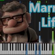 Married Life Theme From Up Piano Tutorial Synthesia