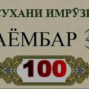 Сухани Имрӯзи Паёмбар С А В 100