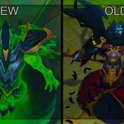 All Swain Skins New And Old Texture Comparison Rework 2018 Final