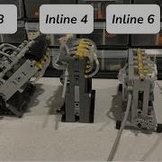 Lego Inline 4 Cylinder Pneumatic Engine