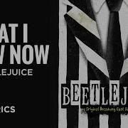 What I Know Now Beetlejuice