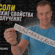 Соли Химические Свойства Солей