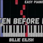 Billie Eilish Listen Before I Go Piano Tutorial