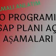 Logo G03 Programinda Hesap Plani Açma Aşamalari