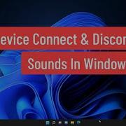 Device Connect Disconnect Sounds