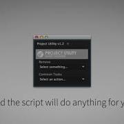 Project Utility After Effects Script