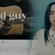 Bad Guy Billie Eilish Fingerstyle Guitar Cover Tabs