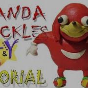 Как Слепить Уганда Наклза Из Пластилина Туториал Uganda Knuckles From