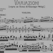 Sonata Con Variazioni Su Un Tema Di Joseph Weigl