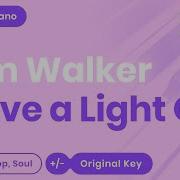 Tom Walker Leave A Light On Piano Karaoke