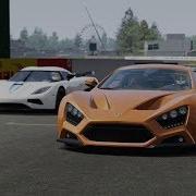 Zenvo St1 Vs Koenigsegg Agera At Lemans Assetto Corsa