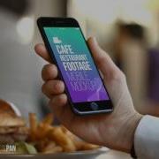 Cafe Restaurant Footage Mobile Mockup After Effects Project Videohive Template