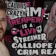 Mori Calliope The Grim Reaper Is A Live Streamer Reaction