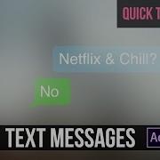 How To Make Text Message Chat Animation In After Effects