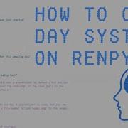 How To Create A Day System On Renpy 1