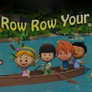 Row Row Row Your Boat Nursery Rhyme Song For Kids