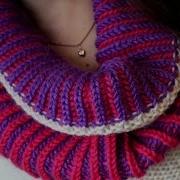 Двухцветная Английская Резинка Поворотными Рядами Техника Бриош Brioche Knitting