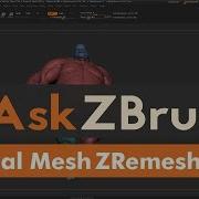 Askzbrush Is It Possible To Use Zremesher To Just Remesh Part Of A Subtool