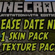 Minecraft Xbox Playstation New Skin Pack Minecraft Psvita Release