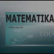 4 Matematikani Juda Oson O Rganamiz