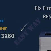 Reset Xerox Phaser 3052 3260 Instructiuni Resoftare Easyway