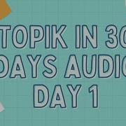 Topik In 30 Days Day 1