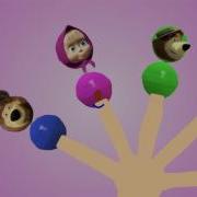 Masha And The Bear Finger Family Song Lollipop Nursery Rhyme