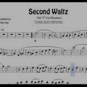 Second Waltz De Shostakovich Partitura De Trombón Y Bombardino Clave De Fa