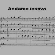 Jean Sibelius Andante Festivo Version For String Orchestra