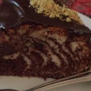 الكيك المخطط زيبرا كيك Chocolate Cake Dessert شوكولاتة