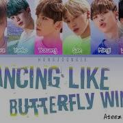 Ateez Dancing Like Butterfly Wings Lyrics