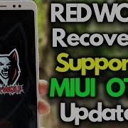 Install Miui Ota Updates With Redwolf Custom Recovery