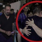 Sanjay Dutt Emotional Hug Salman Khan Brother Sohail Khan Bollywood