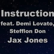 Instruction Ft Demi Lovato Stefflon Don Jax Jones Karaoke No Guide Melody Instrumental