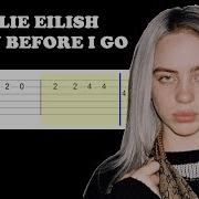 Billie Eilish Listen Before I Go Easy Guitar Tabs Tutorial