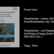 Lieder S 547 R217 7 Lieder From Mendelssohn Op 19A 34 47 Auf Flugeln