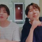 190608 Bts Taehyung Jhope Singing Im So Tired On Vlive