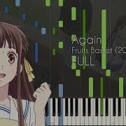 Again Fruits Basket 2019 Op Piano Arrangement Synthesia