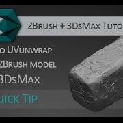 Quick Tip Tutorial Uv Unwrap Hipoly Zbrush Models In 3Dsmax