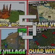 Minecraft Pe Top 5 Seeds For 2019 2 Epic Survival Village Showcase