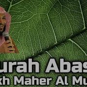 Surah Abasa سورة عبس Sheikh Maher Al Muaiqly ماهر المعيقلي English