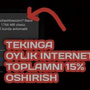 Ucell Va Beeline Uchun Tekin Internet