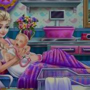 Мультик Frozen Games Elsa Birth Care Холодное Сердце Эльза Рожает Малыша