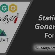 Top Static Site Generators For 2019