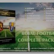 New After Effects Template Royal Football Complete Package Broadcast