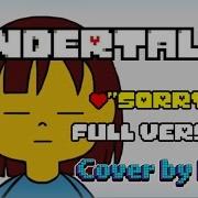 Ｒａｒａ Undertale Sorry Full Version Cover Parody