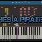 Hes A Pirate Midi From Pirates Of The Caribbean Synthesia